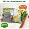 Skillmatics Peek-A-Boo Jungle Book – Soft Cloth Book for Baby, Infant & Toddler Toys, Crinkle Pages for Sensory Play, Gifts for Ages 6 Months and Up(In the Jungle)