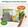 Skillmatics Peek-a-Boo Jungle Book & Underwater Animals Bundle, Soft Cloth Book for Baby, Infant & Toddler Toys, Crinkle Pages for Sensory Play, Perfect Gifts for Ages 6 Months and Up