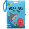 Skillmatics Peek-a-Boo Jungle Book & Underwater Animals Bundle, Soft Cloth Book for Baby, Infant & Toddler Toys, Crinkle Pages for Sensory Play, Perfect Gifts for Ages 6 Months and Up