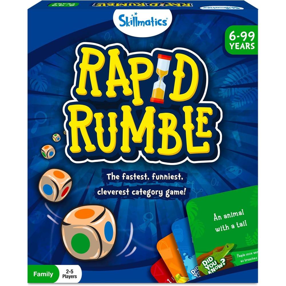 image:imageSkillmatics Category Game  Rapid Rumble Outdoor Game of Tag Games for Kids Teens amp Adults Gifts for Boys amp Girls Ages 6 7 8 9 and Up1 Rapid Rumble