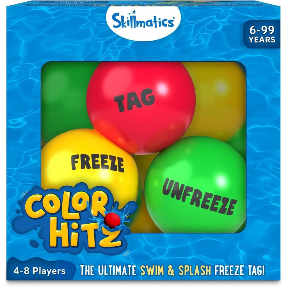 image:imageSkillmatics Color Hitz Pool Toys  Swim amp Splash Freeze Tag Perfect for Swimming Pool amp Summer Fun for Kids Gifts for Boys amp Girls Ages 6 7 8 9 and Up