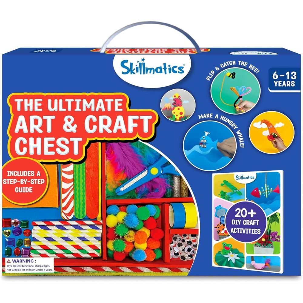 image:imageSkillmatics Ultimate Art amp Craft Kit for Kids  2000 Pieces DIY Craft Supplies with StepbyStep Guide Creative Activity Set amp Gifts for Girls amp Boys Ages 6 7 8 9 10 11 12 13
