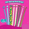 Skillmatics Craft Activity – Roll-up Beads Tropical Paradise DIY Kit, 500+ Charms & Beads, Jewelry Making Kit, Create 40+ Accessories, Gifts for Kids Ages 6, 7, 8, 9, 10, 11, 12, 13(Tropical Paradise Jewelry)