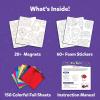 Skillmatics Foil Fun – Girl Power, 20+ DIY Foil Art Magnets, Mess-Free Craft Kit, 60+ Foam Stickers, Fun Activity for Girls, Kids, Tweens, Teens (Ages 7-13), Valentine’s Day Gift, Travel, Party Favor(Girl Power)