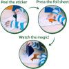 Skillmatics Foil Fun – PAW Patrol, Mess-Free Art & Craft Kits for Kids, DIY Creative Activity, Travel Toys, Gifts for Fans of Chase, Marshall, Skye, Girls, Boys, Ages 4, 5, 6, 7, 8 and Up(2. Animals)
