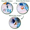 Skillmatics Foil Fun – PAW Patrol, Mess-Free Art & Craft Kits for Kids, DIY Creative Activity, Travel Toys, Gifts for Fans of Chase, Marshall, Skye, Girls, Boys, Ages 4, 5, 6, 7, 8 and Up(8. Animals Mega Pack)
