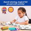 Skillmatics Foil Fun – Pretty Patterns, 18 DIY Magnets Mess-Free Art, Colorful Creative Party Activity, Craft Kits, 60+ Foam Stickers, Classroom Valentine’s Day Gifts for Kids, Teens, Adults, Families(4. Letter & Number Stickers)