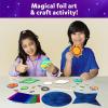 Skillmatics Foil Fun – Pretty Patterns, 18 DIY Magnets Mess-Free Art, Colorful Creative Party Activity, Craft Kits, 60+ Foam Stickers, Classroom Valentine’s Day Gifts for Kids, Teens, Adults, Families(2. Solar System)