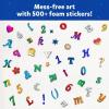 Skillmatics Foil Fun – Pretty Patterns, 18 DIY Magnets Mess-Free Art, Colorful Creative Party Activity, Craft Kits, 60+ Foam Stickers, Classroom Valentine’s Day Gifts for Kids, Teens, Adults, Families(4. Letter & Number Stickers)