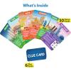 Skillmatics Guess in 10 Things That Go, Perfect for Boys, Girls, Kids Who Love Card Games, Educational Toys & Board Games, Gifts for Ages 6, 7, 8, 9(4. Cities Around the World)