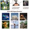 Skillmatics Origami Puzzle Book – 48 Folding Puzzles for Kids, Fun STEM Toy & Brain Teasers, Educational & Travel Gifts for Ages 8, 9, 10 and Up(The Coolest Creatures)