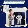 Skillmatics Science Construction Paper for Kids – 60 Double-Sided Printed Sheets (9 x 12), Patterned Craft Paper for Art Projects, STEM Activities, DIY Crafts, Scrapbooking & School Supplies(Outer Space)