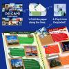Skillmatics Scrapbooking Kit & Origami Puzzle Book – 48 DIY Folding Puzzles with Fun Fact Encyclopedia, STEM Learning & Travel Toy, Brain Teasers, Educational Gifts for Ages 6, 7, 8, 9, 10 and Up(All Around The USA)
