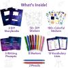 Skillmatics Storybook Art Kit – Create Fairytale Stories, DIY Craft & Writing Kit with 300+ Stickers, Scrapbooking & Journal Activity, Valentine’s Day Gifts for Kids Ages 5, 6, 7, 8, 9, 10(3. Space Explorers)