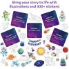 Skillmatics Storybook Art Kit – Create Fairytale Stories, DIY Craft & Writing Kit with 300+ Stickers, Scrapbooking & Journal Activity, Valentine’s Day Gifts for Kids Ages 5, 6, 7, 8, 9, 10(3. Space Explorers)