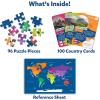 Skillmatics World Map Puzzle – 96 Piece Jigsaw Puzzle, Educational Toy, Geography for Kids, 400+ Facts, Gifts for Boys & Girls Ages 6 to 12(World Map Puzzle)