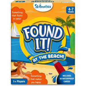 Skillmatics Board & Card Game – Found It, Scavenger Hunt for Kids, Adults, Families, Educational, Fun, Gifts for Ages 6, 7, 8, 9 and Up(2. Beach)