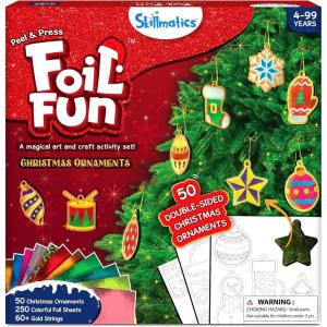 Skillmatics Foil Fun – PAW Patrol, Mess-Free Art & Craft Kits for Kids, DIY Creative Activity, Travel Toys, Gifts for Fans of Chase, Marshall, Skye, Girls, Boys, Ages 4, 5, 6, 7, 8 and Up(Christmas Ornaments)