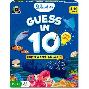 Skillmatics Guess in 10 Animals & Countries Combo, Perfect for Boys, Girls, Kids & Families Who Love Card Games, Educational Toys, Travel Games, Trivia, Gifts for Ages 6, 7, 8, 9, 10 & Up(9. Underwater Animals)