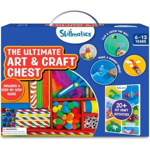 Skillmatics Ultimate Art & Craft Kit for Kids – 2000+ Pieces, DIY Craft Supplies with Step-by-Step Guide, Creative Activity Set & Gifts for Girls & Boys Ages 6, 7, 8, 9, 10, 11, 12, 13