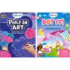 Skillmatics Poke in Art Flower Bouquet & Dot It Unicorns & Princesses Bundle, No Mess Art for Kids, DIY Creative Activity, Gifts for Girls & Boys Ages 3, 4, 5, 6, 7, 8, 9
