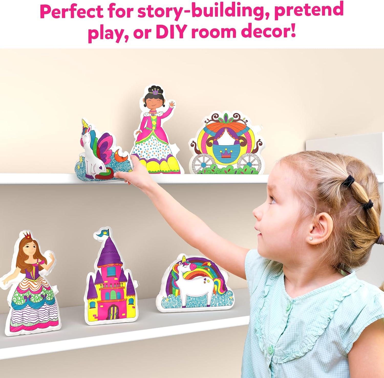 image:imageSkillmatics Inflatable Art for Kids  3D Unicorns amp Princesses Preschool Craft Kits Fun DIY Activity Coloring Set Gifts for Boys amp Girls Ages 4 5 6 7
