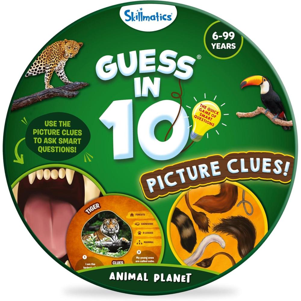 image:imageSkillmatics Guess in 10 Legendary Landmarks Educational Travel Toys for Boys Girls and Kids Who Love Card Games Board Games Geography and History Trivia Gifts for Ages 8 9 10 and Up2 Picture Clues Animals