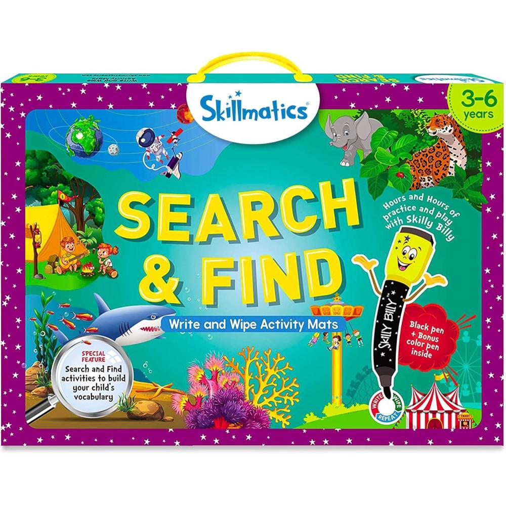 image:imageSkillmatics I Can Write  Reusable Preschool Learning Activities Educational Toy and Game Back to School Supplies Gifts for Students Kids Toddlers Ages 3 4 5 63 Search  Find