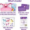Skillmatics Activity Kit – Creative Storytelling & Skill Building with 150+ Reusable Stickers, Educational, Mess-Free Fun, Preschool & Kindergarten Toy, Gifts for Kids Ages 3, 4, 5, 6, 7(2. Unicorns & Princesses)