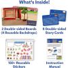 Skillmatics Activity Kit – Creative Storytelling & Skill Building with 150+ Reusable Stickers, Educational, Mess-Free Fun, Preschool & Kindergarten Toy, Gifts for Kids Ages 3, 4, 5, 6, 7(3. Adventures Around Town)