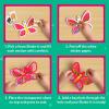 Skillmatics Art & Craft Activity – Shake-its Christmas Ornaments, DIY Holiday Decoration Kit, Glitter Craft Kit, Creative Activity, Gifts for Girls & Boys Ages 4, 5, 6, 7, 8, 9(Flowers & Butterflies)