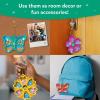 Skillmatics Art & Craft Activity – Shake-its Christmas Ornaments, DIY Holiday Decoration Kit, Glitter Craft Kit, Creative Activity, Gifts for Girls & Boys Ages 4, 5, 6, 7, 8, 9(Flowers & Butterflies)