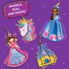 Skillmatics Art & Craft Activity – Shake-its Christmas Ornaments, DIY Holiday Decoration Kit, Glitter Craft Kit, Creative Activity, Gifts for Girls & Boys Ages 4, 5, 6, 7, 8, 9(Unicorns & Princesses)