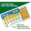 Skillmatics Color & Learn Activity Book – Letters, Numbers, Phonics & Shapes, 12 Retractable Mess-Free Crayons & 50 Pages, Educational Gift for Toddlers and Preschoolers Ages 3, 4, 5, 6(Animals)