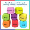 Skillmatics Conversation Cubes for Kids – 8 Foam Cubes for Social-Emotional Learning, Classroom & Back-to-School Supplies, Teacher Resources, Autism Tools, Gifts for Ages 4, 5, 6, 7 and Up(Everyday Edition)