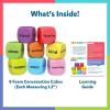 Skillmatics Conversation Cubes for Kids – 8 Foam Cubes for Social-Emotional Learning, Classroom & Back-to-School Supplies, Teacher Resources, Autism Tools, Gifts for Ages 4, 5, 6, 7 and Up(Everyday Edition)