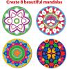 Skillmatics Dot It Sticker – Mandala Art, Mess-Free Fun for Kids, 500+ Stickers, Craft Kits, DIY Scrapbooking Activity, Travel Toys, Gifts for Boys & Girls Ages 3, 4, 5, 6, 7