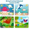 Skillmatics Dot It Sticker Art – Dinosaurs, Mess-Free Fun for Kids, 500+ Stickers, Craft Kits, DIY Scrapbooking Activity, Travel Toys, Gifts for Boys & Girls Ages 3, 4, 5, 6, 7(4. Animals)