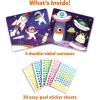 Skillmatics Dot It Sticker Art – Dinosaurs, Mess-Free Fun for Kids, 500+ Stickers, Craft Kits, DIY Scrapbooking Activity, Travel Toys, Gifts for Boys & Girls Ages 3, 4, 5, 6, 7(7. Space)