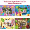 Skillmatics Dot It Sticker Art – Dinosaurs, Mess-Free Fun for Kids, 500+ Stickers, Craft Kits, DIY Scrapbooking Activity, Travel Toys, Gifts for Boys & Girls Ages 3, 4, 5, 6, 7(9. Photo Frames)