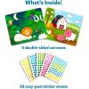Skillmatics Dot It Sticker Art – Dinosaurs, Mess-Free Fun for Kids, 500+ Stickers, Craft Kits, DIY Scrapbooking Activity, Travel Toys, Gifts for Boys & Girls Ages 3, 4, 5, 6, 7(4. Animals)