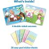 Skillmatics Dot It Sticker Art – Dinosaurs, Mess-Free Fun for Kids, 500+ Stickers, Craft Kits, DIY Scrapbooking Activity, Travel Toys, Gifts for Boys & Girls Ages 3, 4, 5, 6, 7(3. Unicorns & Princesses)