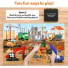 Skillmatics Floor Puzzle & Game – Piece & Play Construction Site, Jigsaw & Toddler Puzzles, Educational Toy, Gifts for Boys & Girls Ages 3, 4, 5, 6, 7 (48 Pieces, 2 x 3 feet)(1. Construction Site)