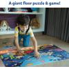 Skillmatics Floor Puzzle & Game – Piece & Play Construction Site, Jigsaw & Toddler Puzzles, Educational Toy, Gifts for Boys & Girls Ages 3, 4, 5, 6, 7 (48 Pieces, 2 x 3 feet)(2. Underwater Animals)
