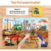 Skillmatics Floor Puzzle & Game – Piece & Play Construction Site, Jigsaw & Toddler Puzzles, Educational Toy, Gifts for Boys & Girls Ages 3, 4, 5, 6, 7 (48 Pieces, 2 x 3 feet)(1. Construction Site)