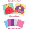 Skillmatics Foam Sticker Art Activity – Unicorns & Princesses, Mess-Free Fun for Kids, 800+ 3D Foam Stickers, DIY Felt Craft Kits, Valentine’s Day Gifts for Girls & Boys Ages 3, 4, 5, 6, 7(2.⁠ ⁠⁠Unicorns & Princesses)