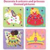 Skillmatics Foam Sticker Art Activity – Unicorns & Princesses, Mess-Free Fun for Kids, 800+ 3D Foam Stickers, DIY Felt Craft Kits, Valentine’s Day Gifts for Girls & Boys Ages 3, 4, 5, 6, 7(2.⁠ ⁠⁠Unicorns & Princesses)