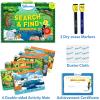 Skillmatics I Can Write – Reusable Preschool Learning Activities, Educational Toy and Game, Back to School Supplies, Gifts for Students, Kids, Toddlers Ages 3, 4, 5, 6(6. Search & Find Animals)