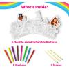 Skillmatics Inflatable Art for Kids – 3D Unicorns & Princesses, Preschool Craft Kits, Fun DIY Activity, Coloring Set, Gifts for Boys & Girls Ages 4, 5, 6, 7