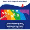 Skillmatics Magnetic Matching Activity – The Alphabet Rainbow, Preschool Learning Toy & Game for Kids, 35+ Magnetic Pieces, Gifts for Girls & Boys Ages 3, 4, 5, 6(The Alphabet Rainbow)